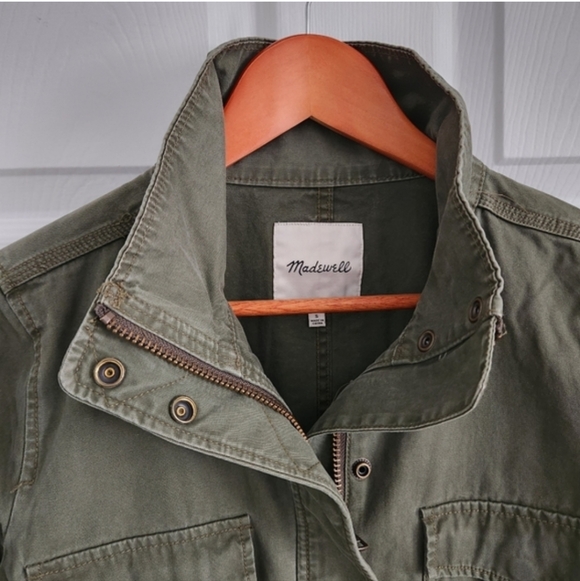 Madewell Men's Army Green Field Jacket - Picture 2 of 6